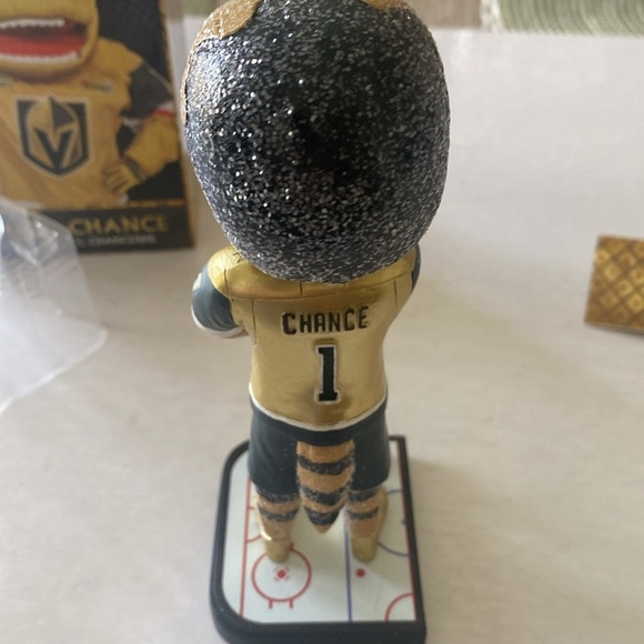 CHANCE Las Vegas Golden Knights Official Team  Bobblehead Mascot NWOT - Picture 4 of 7